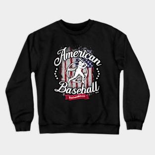 American Baseball Crewneck Sweatshirt